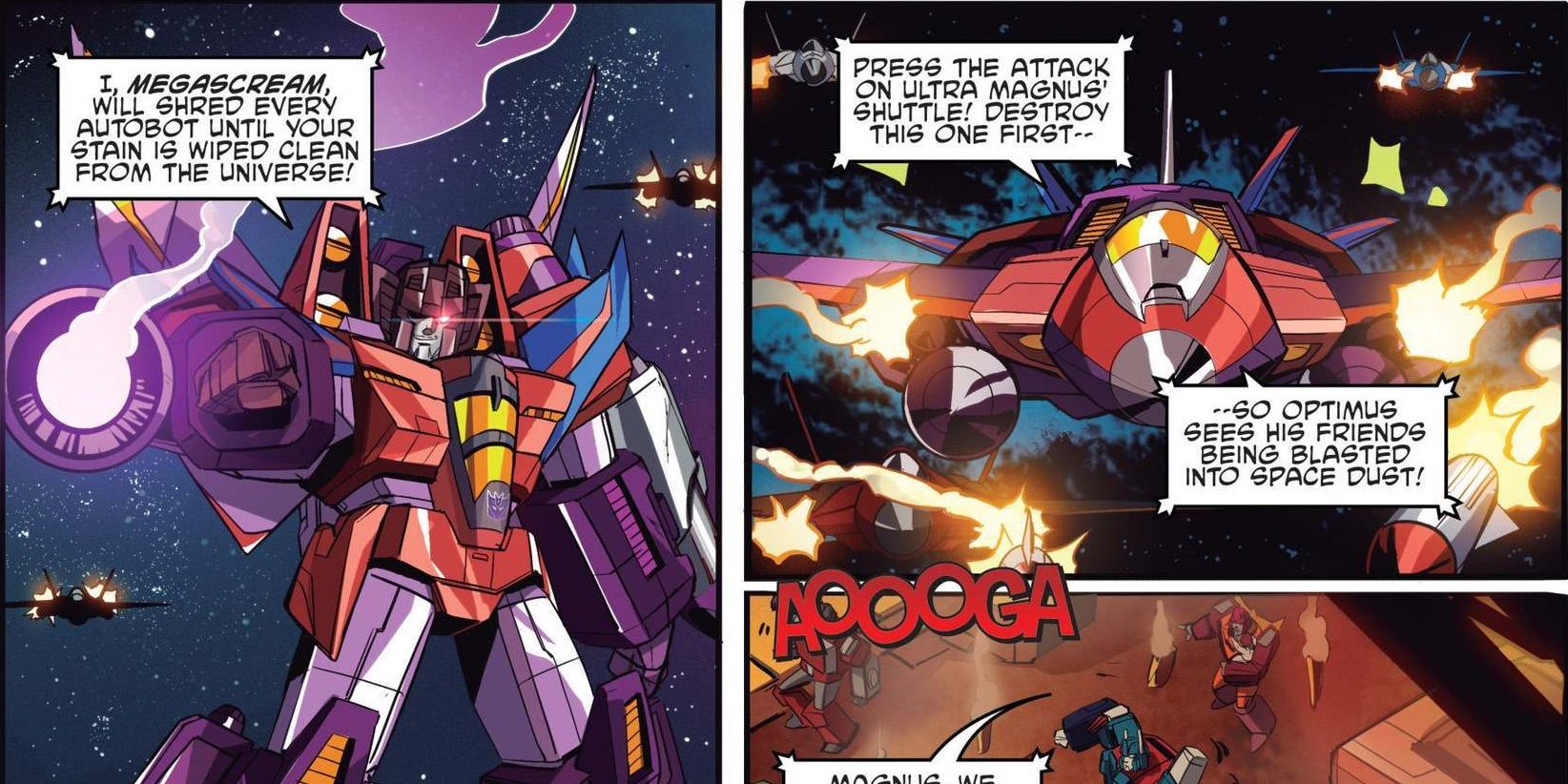 Starscream becomes Megascream in Transformers Deviations