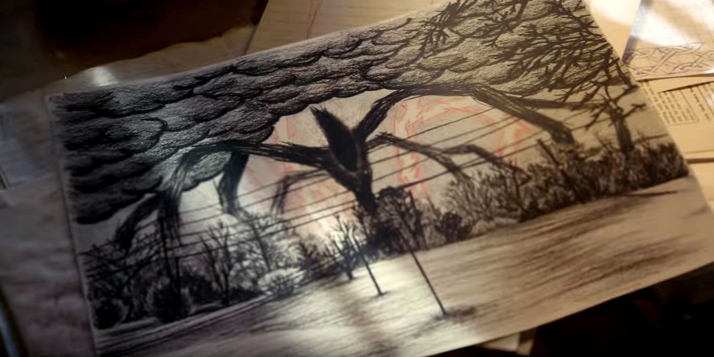 Stranger Things 2 - Monster drawing