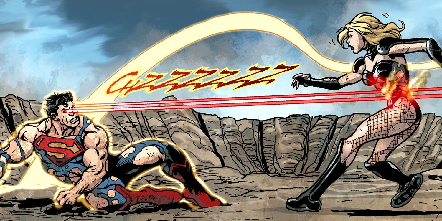 Superman kills Black Canary during Injustice