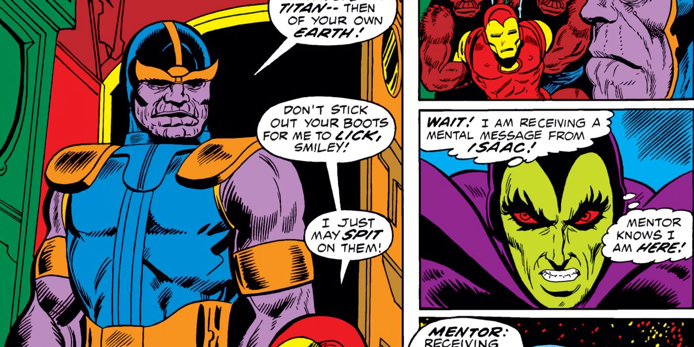 Thanos in Iron Man #55
