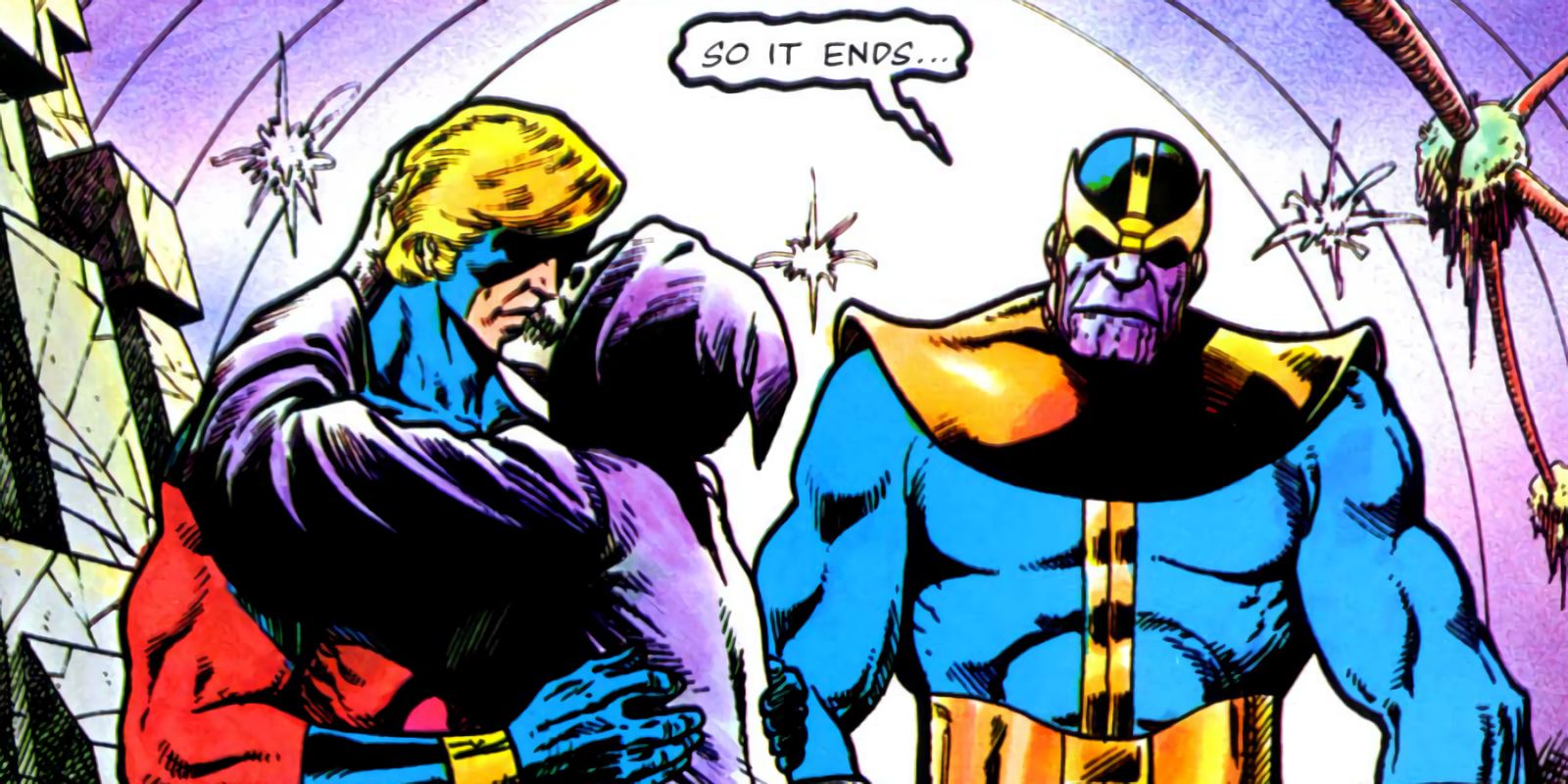 Thanos in The Death of Captain Marvel
