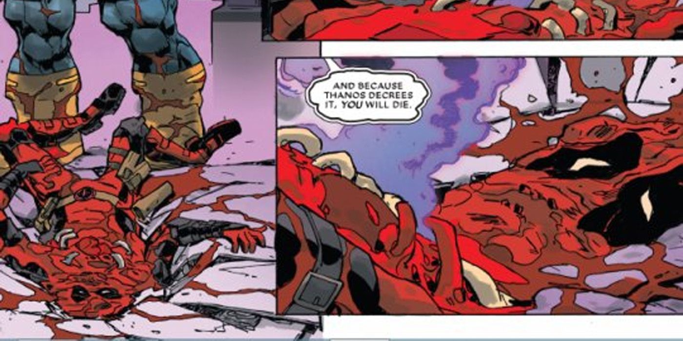 Thanos kills Deadpool