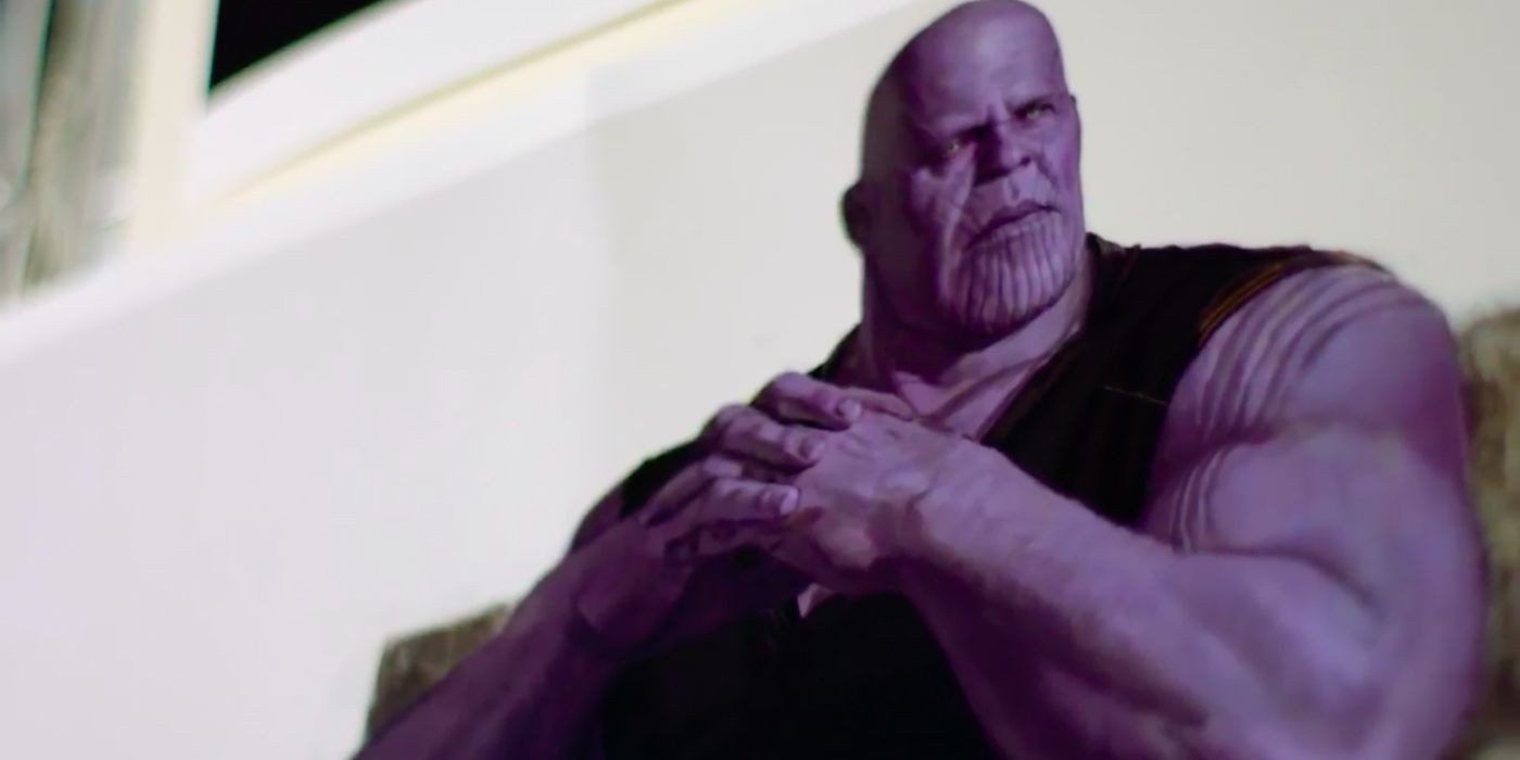 Thanos sleeveless concept art for Avengers Infinity War banner