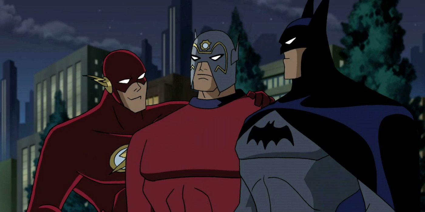 Justice League Unlimited Batman Flash and Orion