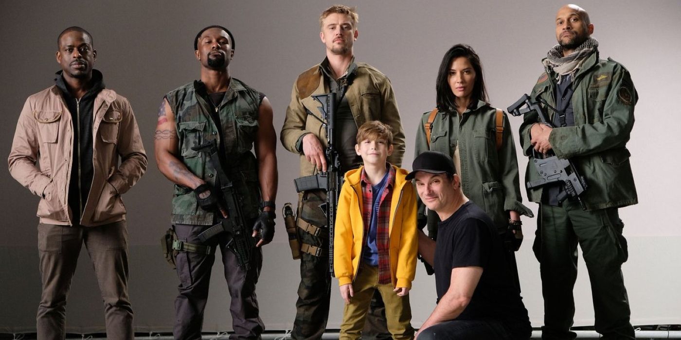The Predator Shane Black Photo Cast