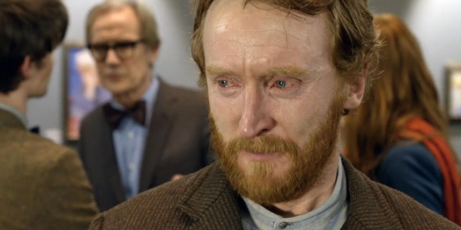 Vincent Van Gogh looking emotional in Doctor Who