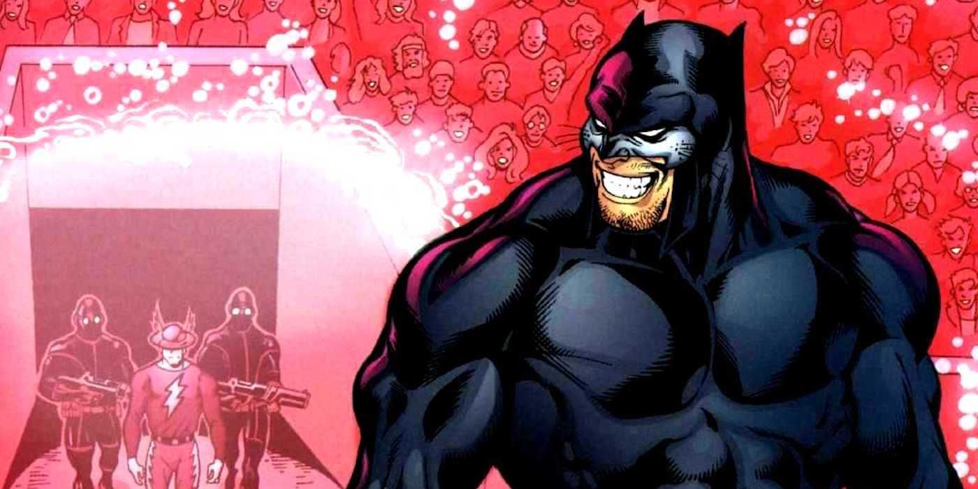 Wildcat from DC Comics smiling at The Flash