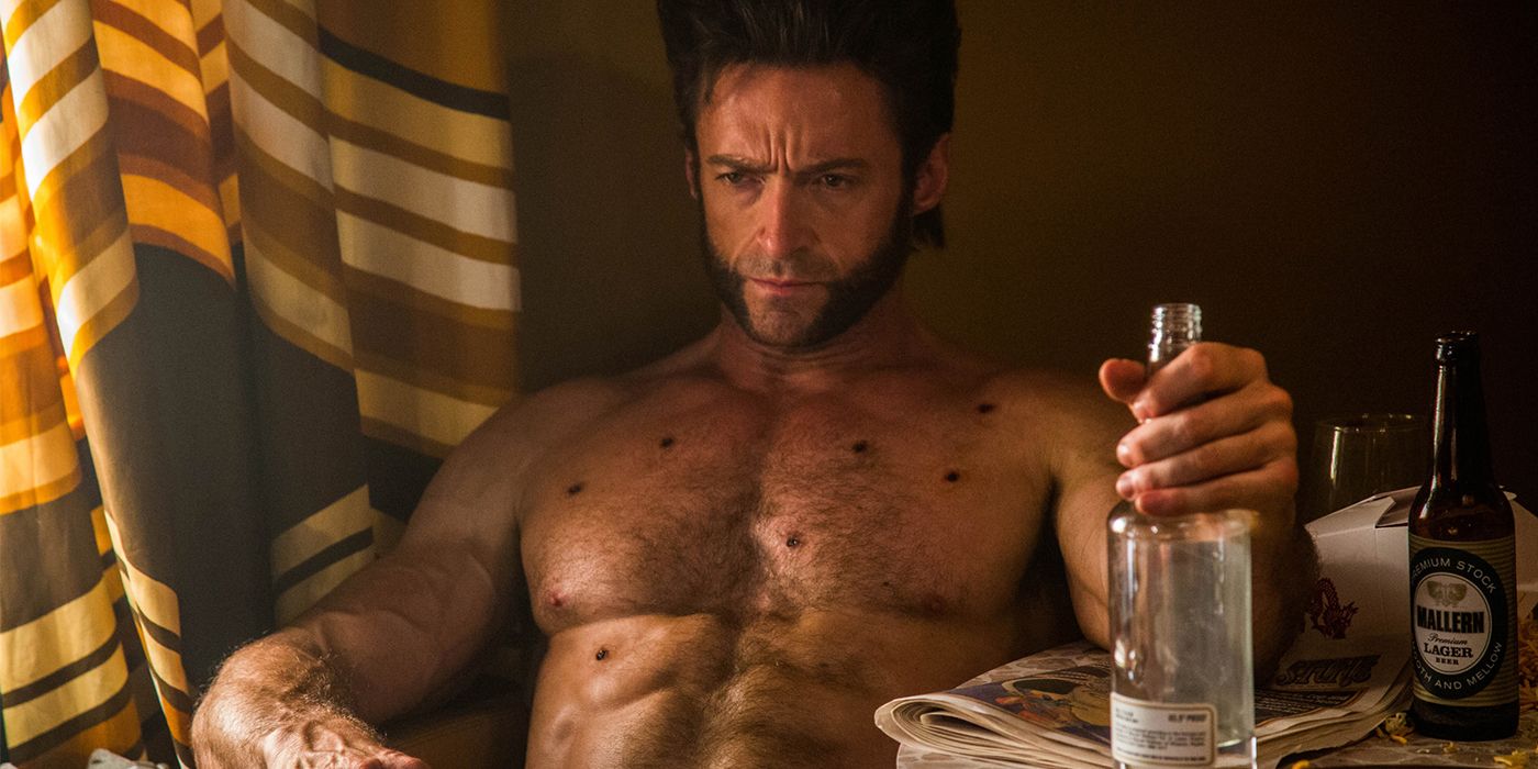 Wolverine Drinking Alcohol