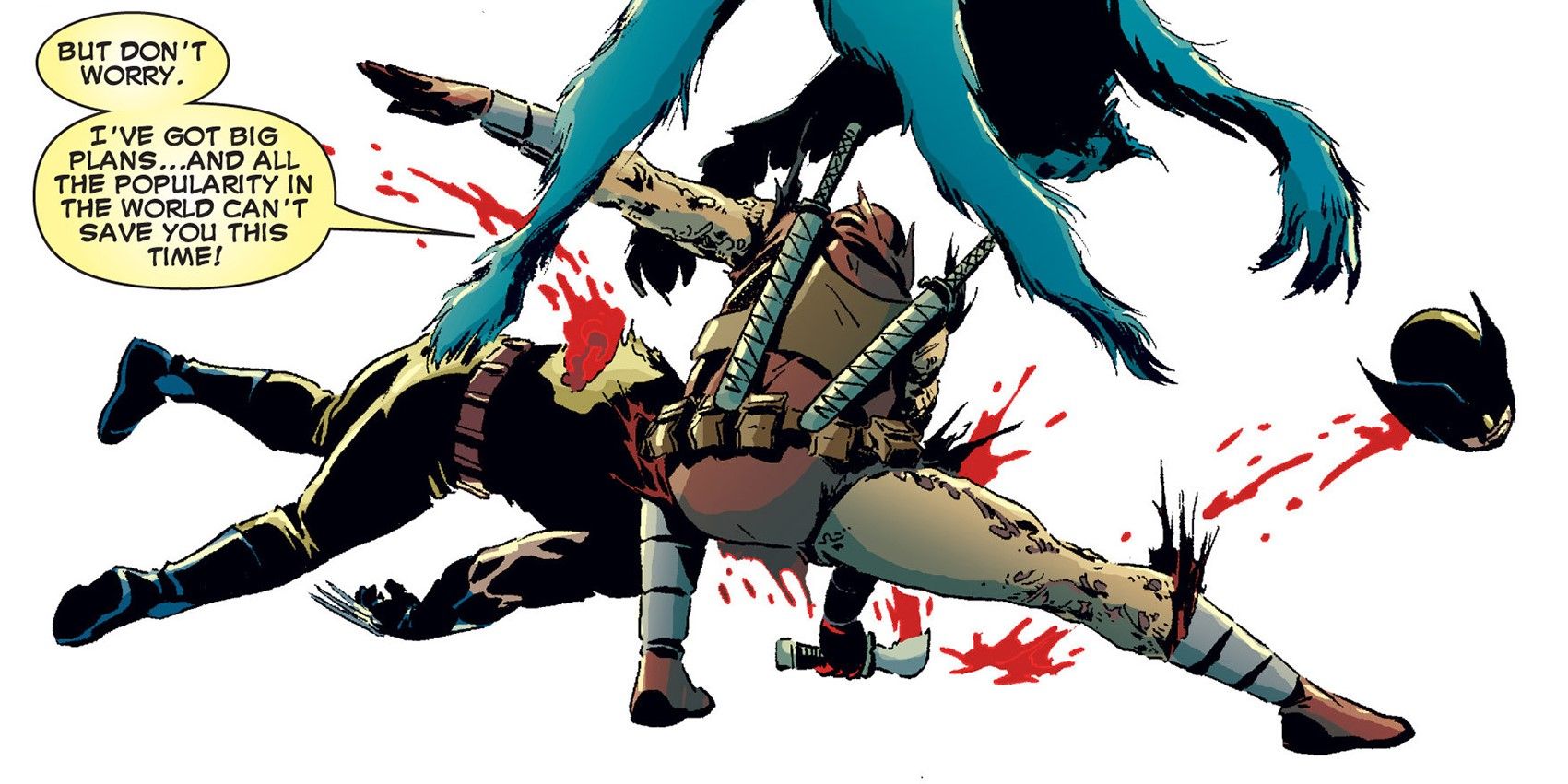 Wolverine Killed By Deadpool Comic