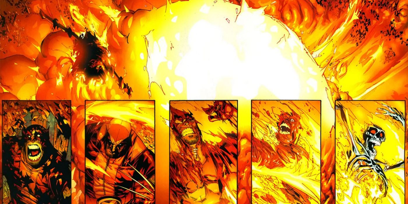 Wolverine Survives Nuclear Blast