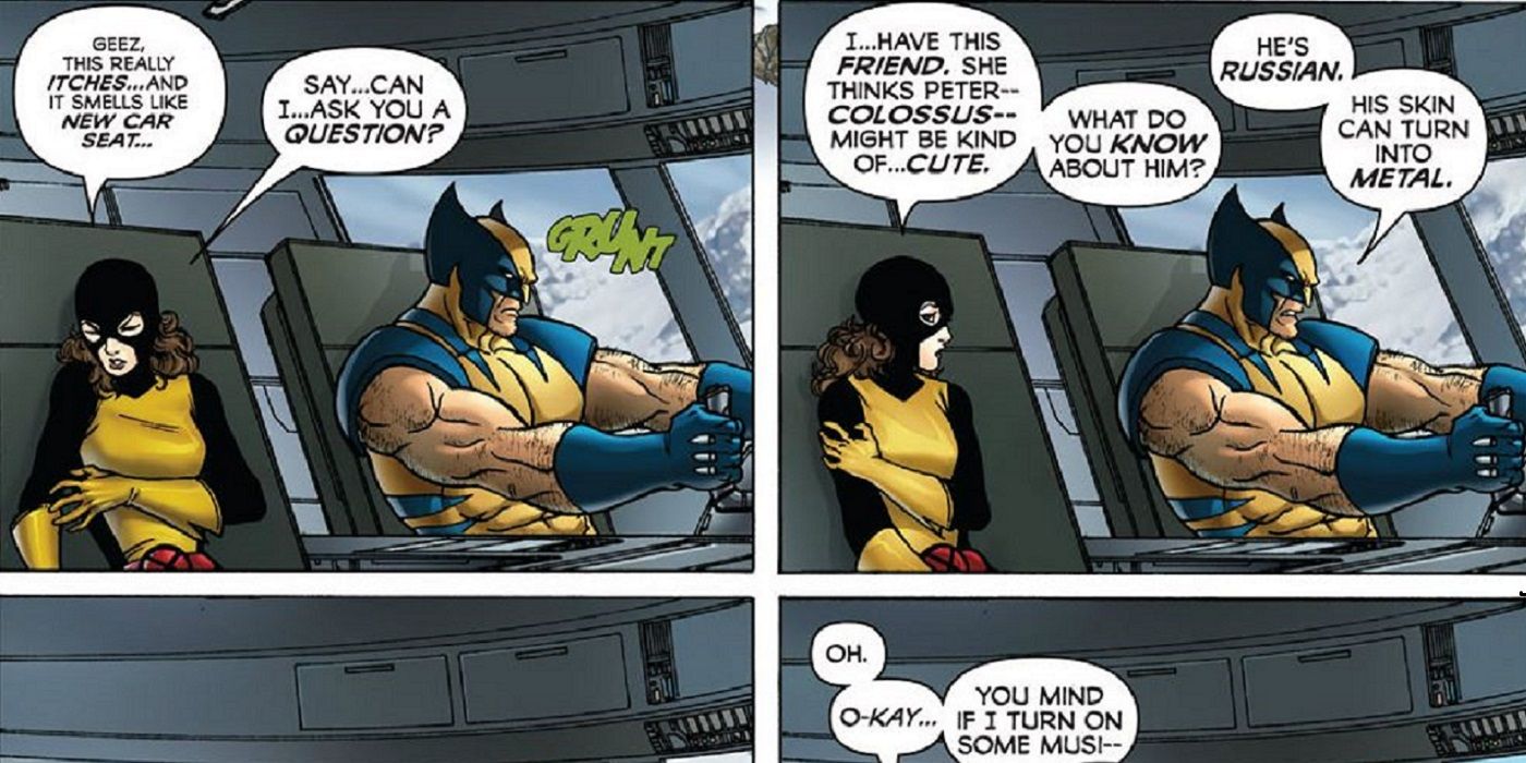 Wolverine and Kitty Pryde Shadowcat Sprite Ariel