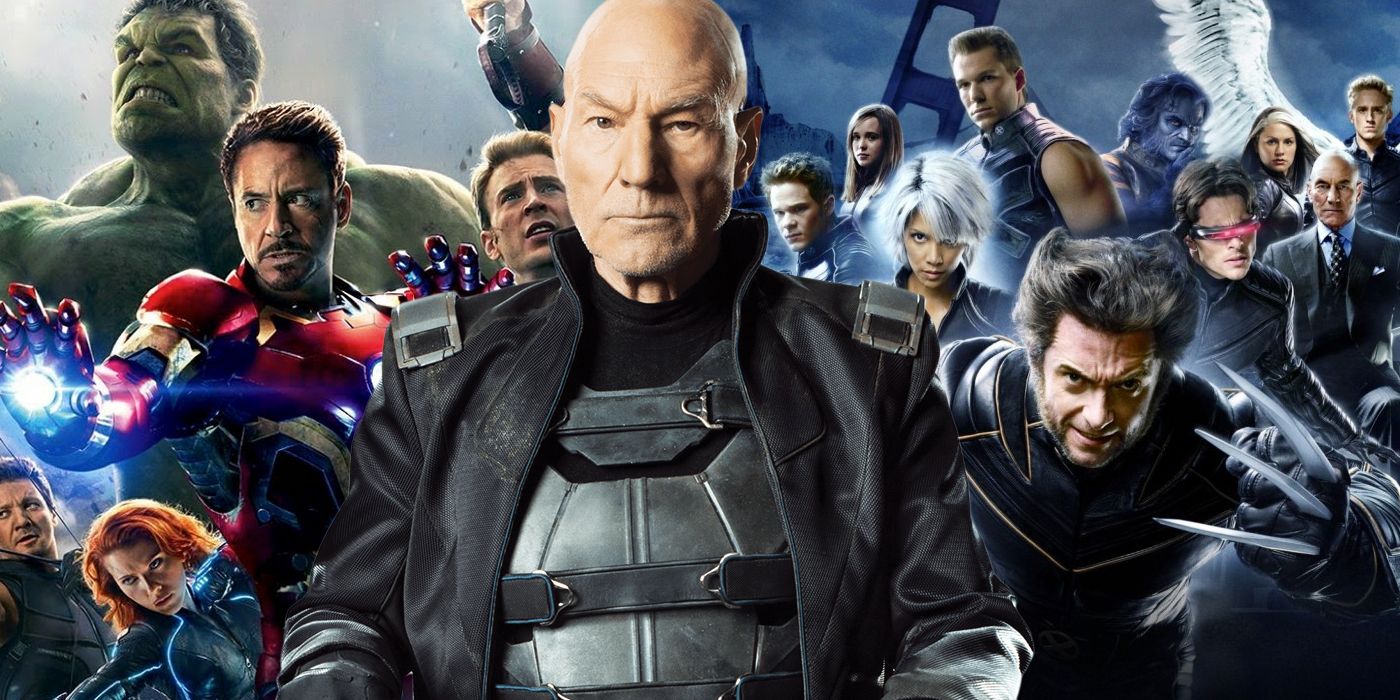 X-Men and Avengers and Patrick Stewart as Professor X