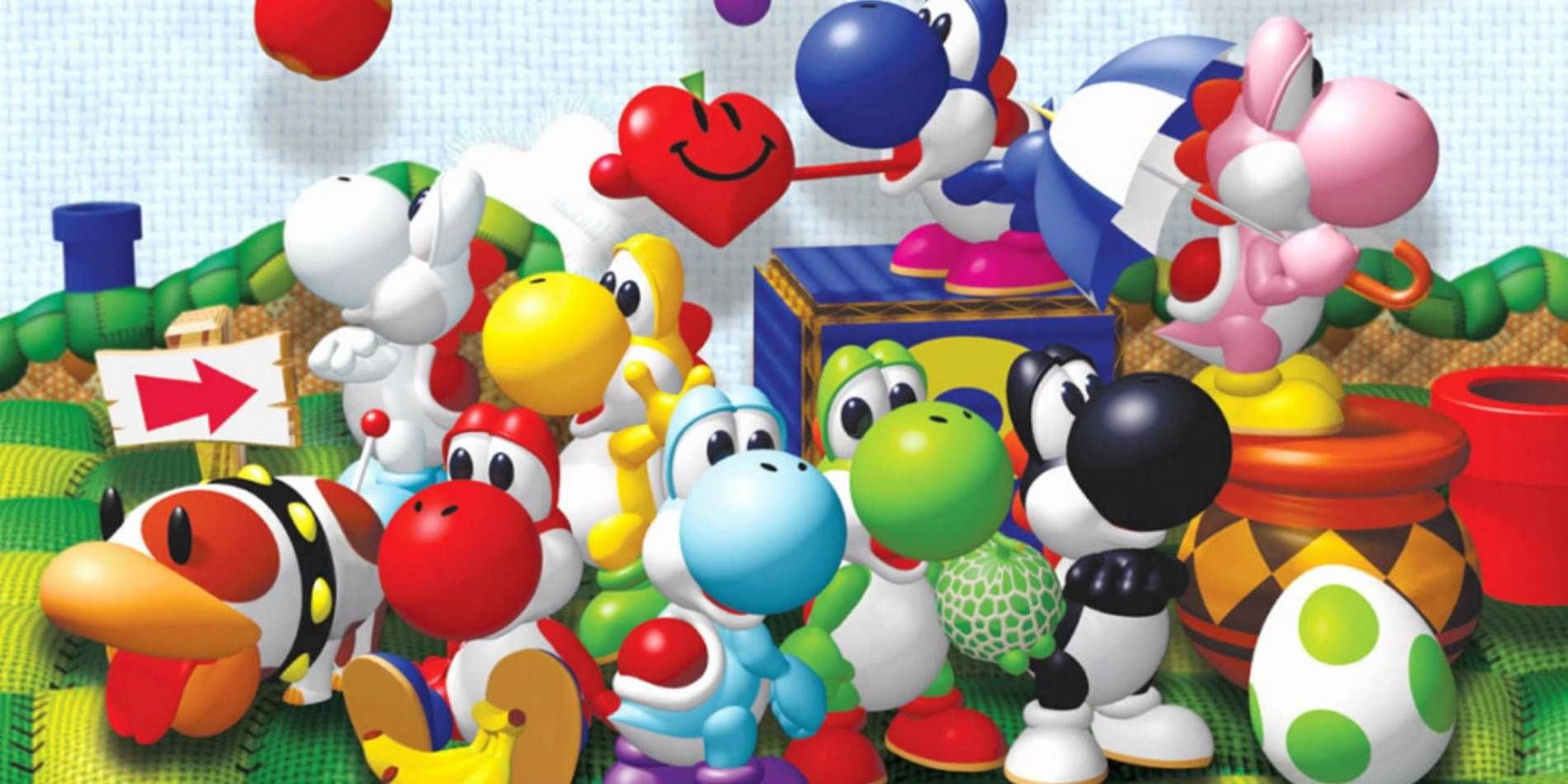 All Baby Yoshi's together in Yoshi's Story