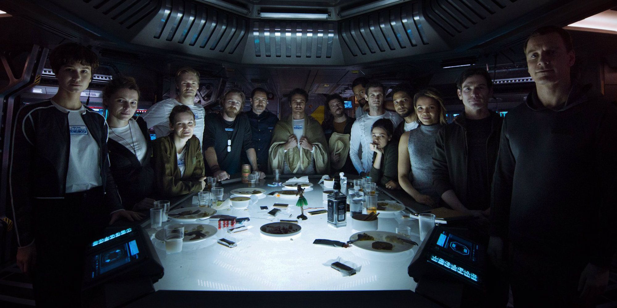 Alien: Covenant cast photo with James Franco