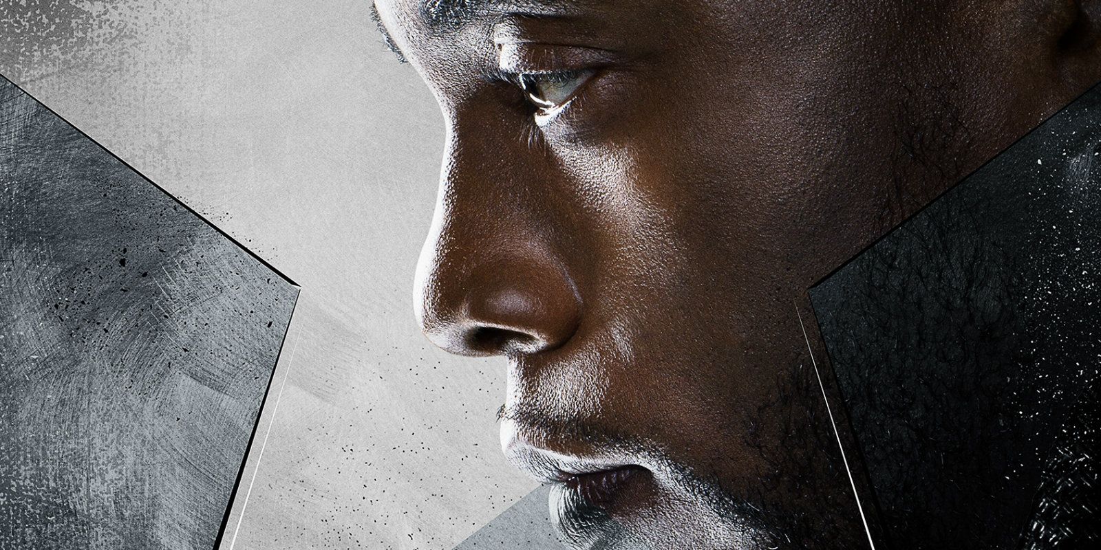 Civil War poster (cropped) - Chadwick Boseman as T'Challa aka. Black Panther