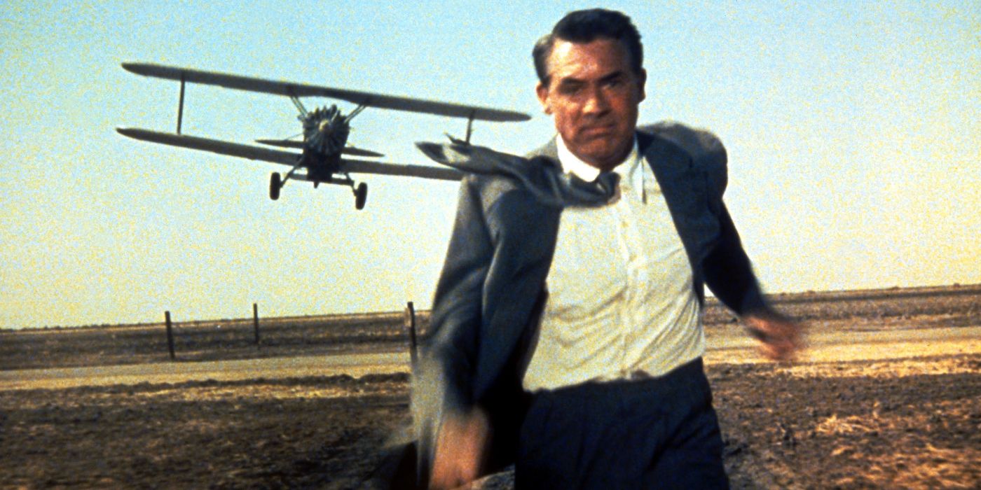 Cary Grant in Alfred Hitchcock's North by Northwest