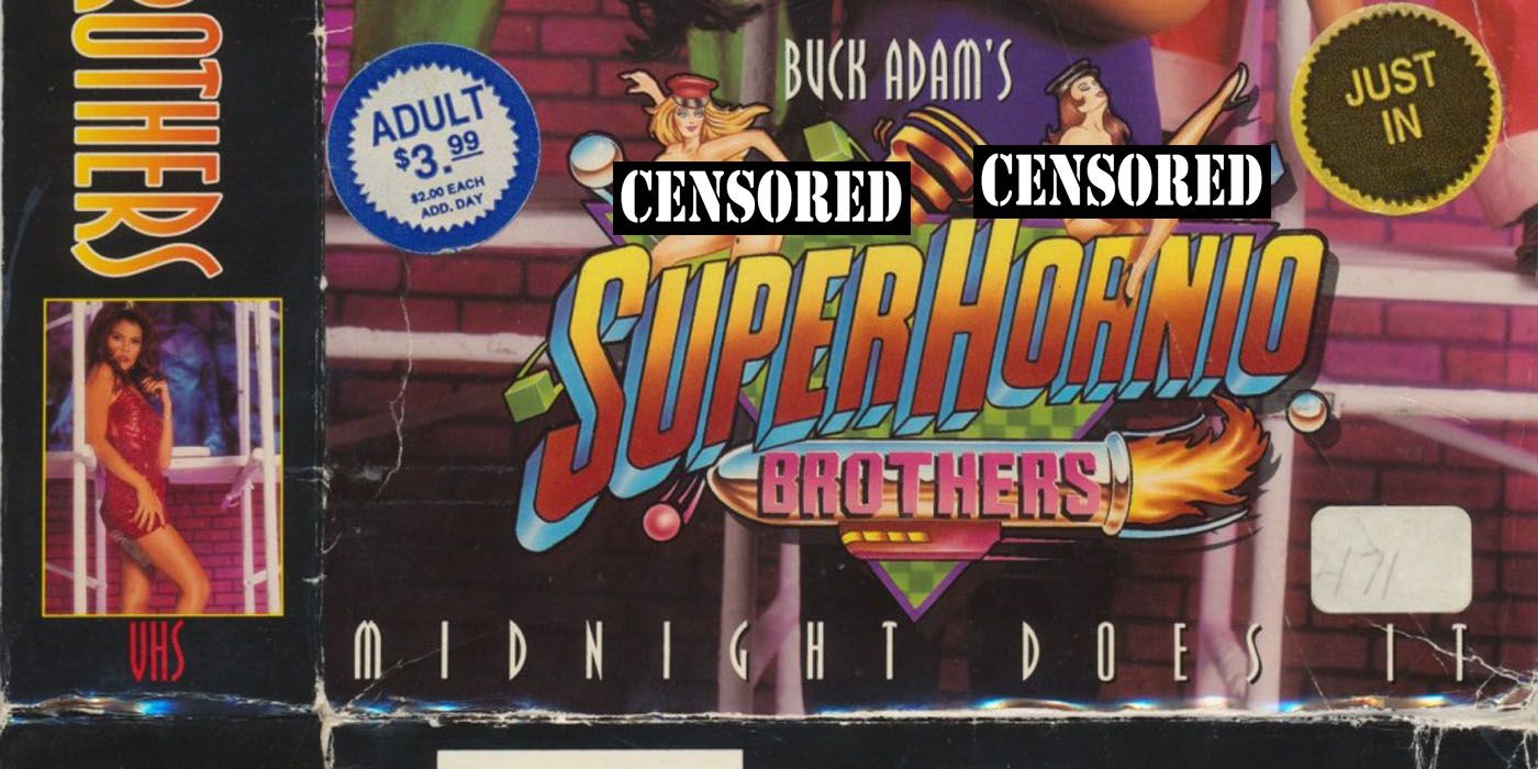 Censored Super Mario Bros porn parody Super Hornio Bros 