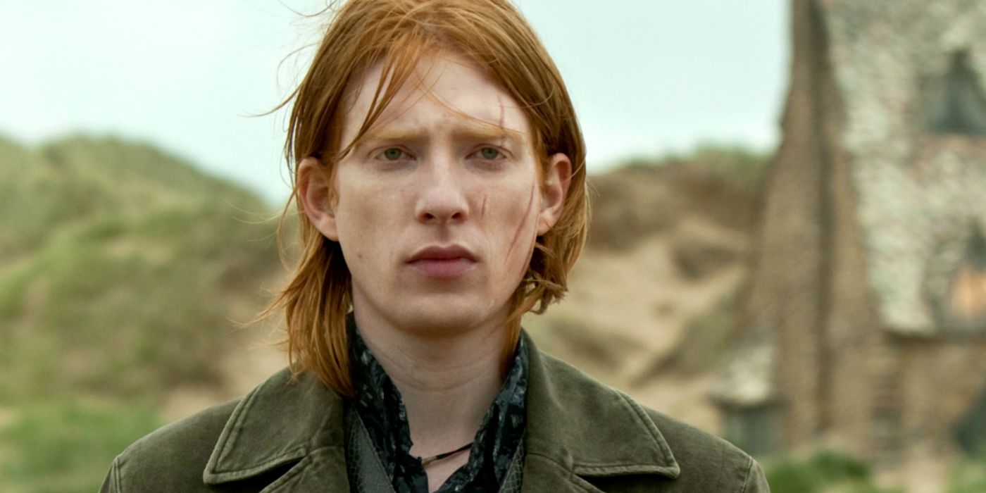 Bill Weasley outside of Shell Cottage in Harry Potter and the Deathly Hallows