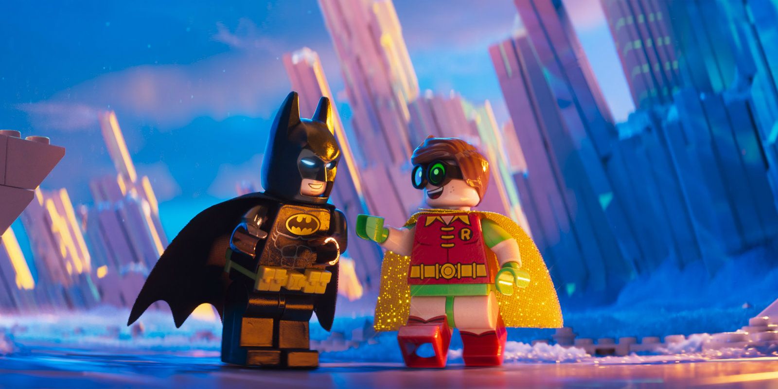 The LEGO Batman Movie - Batman (Will Arnett) and Robin (Michael Cera)