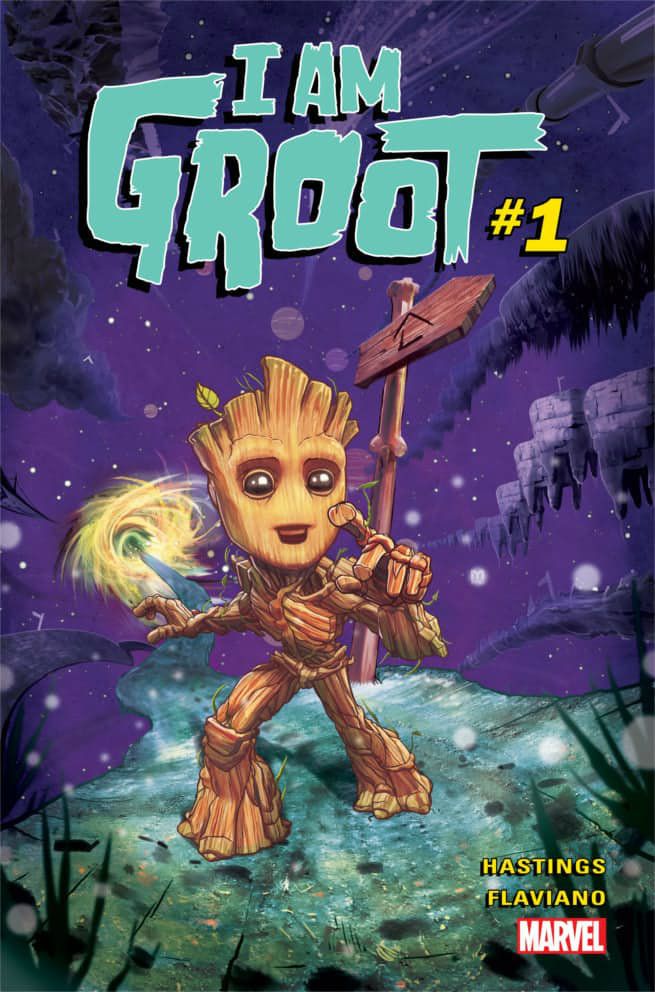 I Am Groot comic book cover