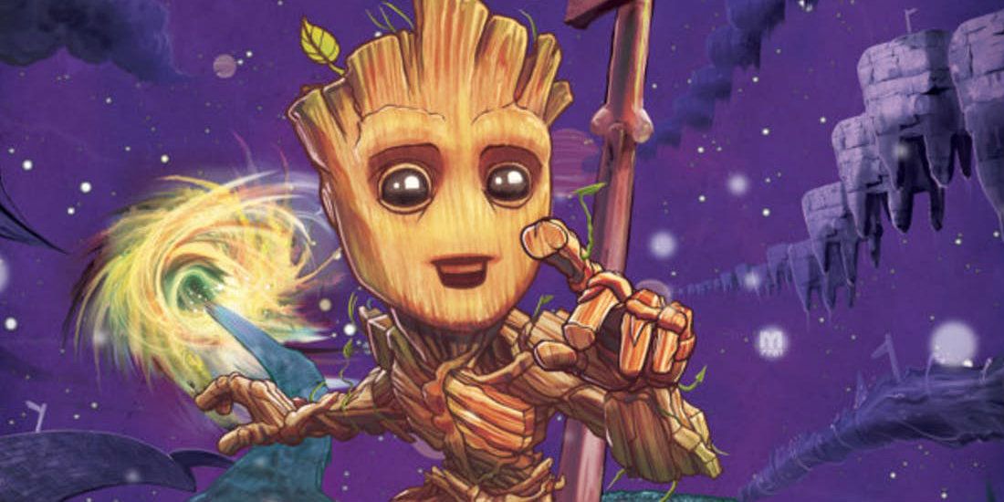 I Am Groot comic book cover (cropped)