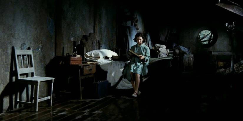 Ofelia in her bedroom in Pan's Labyrinth
