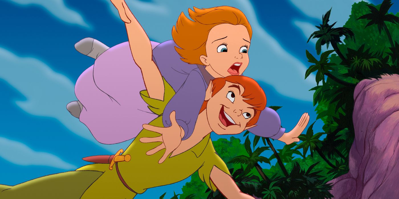 Peter Pan and Jane in Return to Never Land