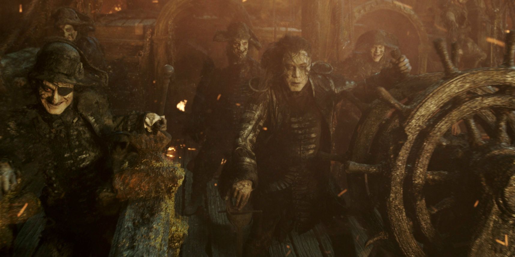 Pirates of the Caribbean 5 - Salazar (Javier Bardem) and his crew