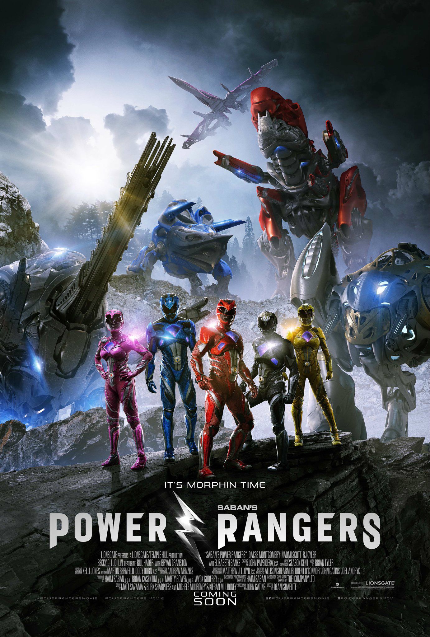 Power Rangers Poster - Dino Zords