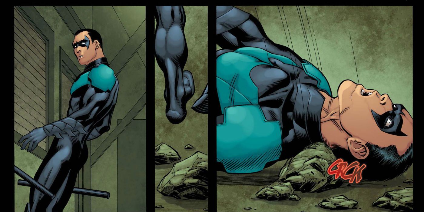 Robin Kills Nightwing in Injustice