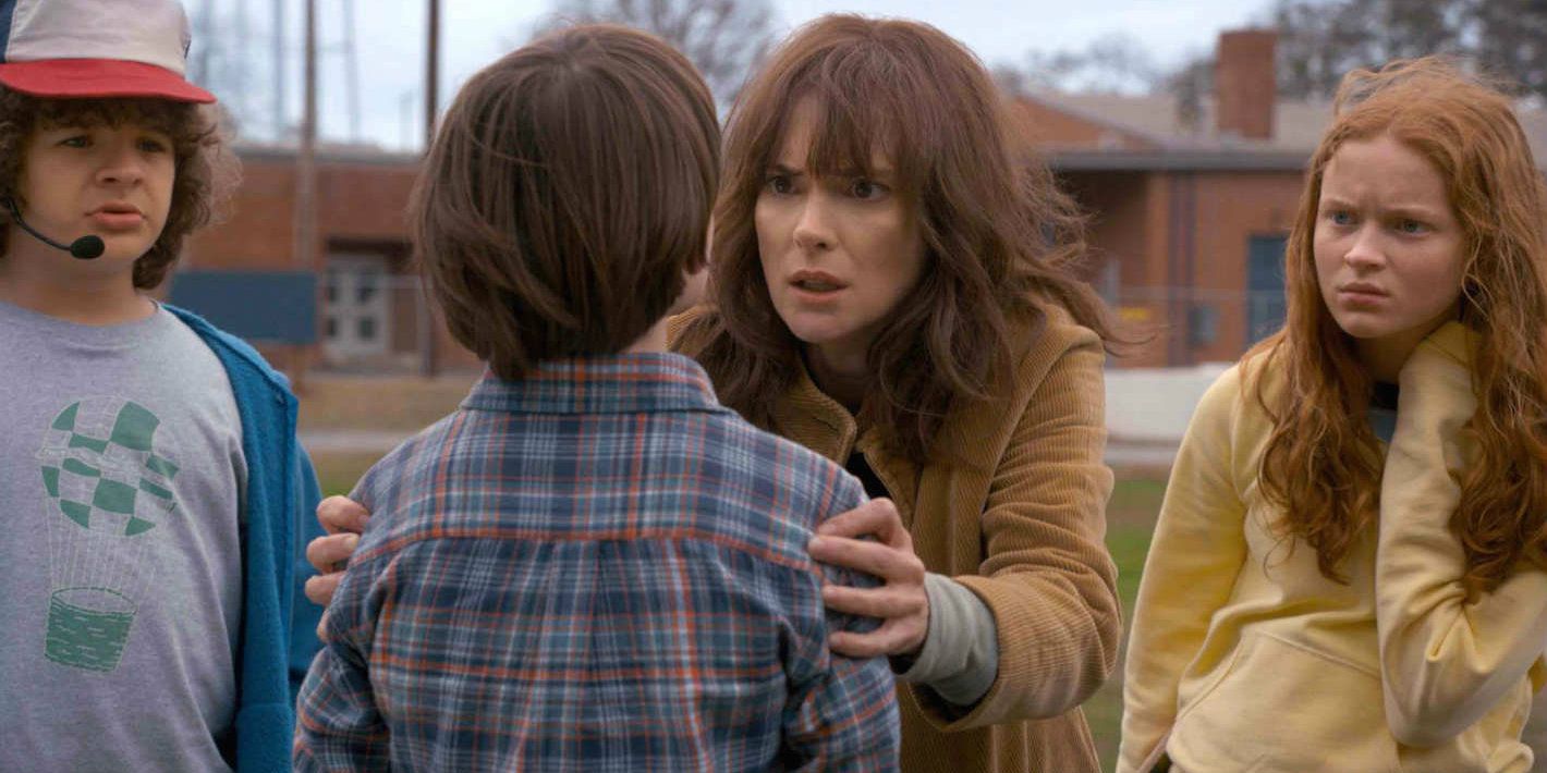 Stranger Things season 2 - Dustin, Will, Will's mom and Max