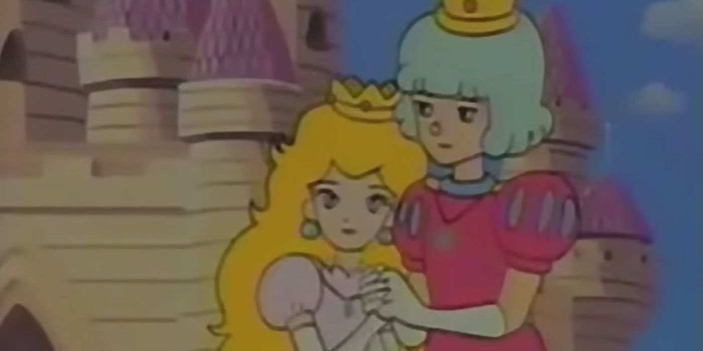 Peach and Haru in Super Mario Bros Mission To Rescue Princess Peach 