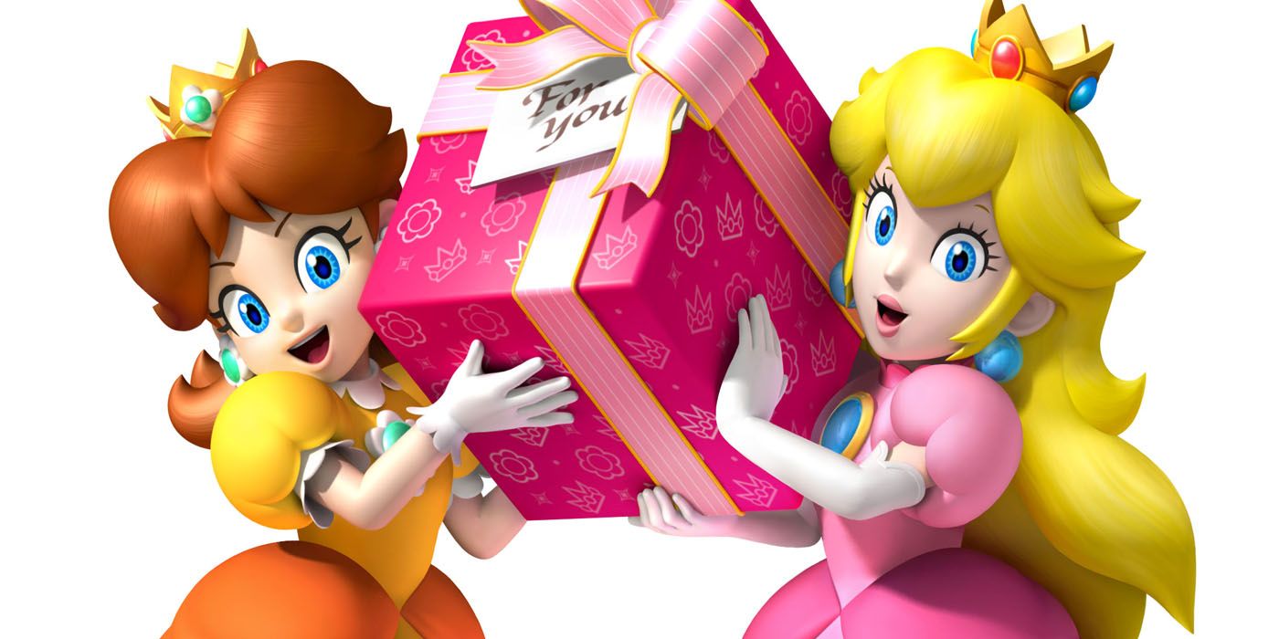 Princess Diasy and Peach Super Mario Bros