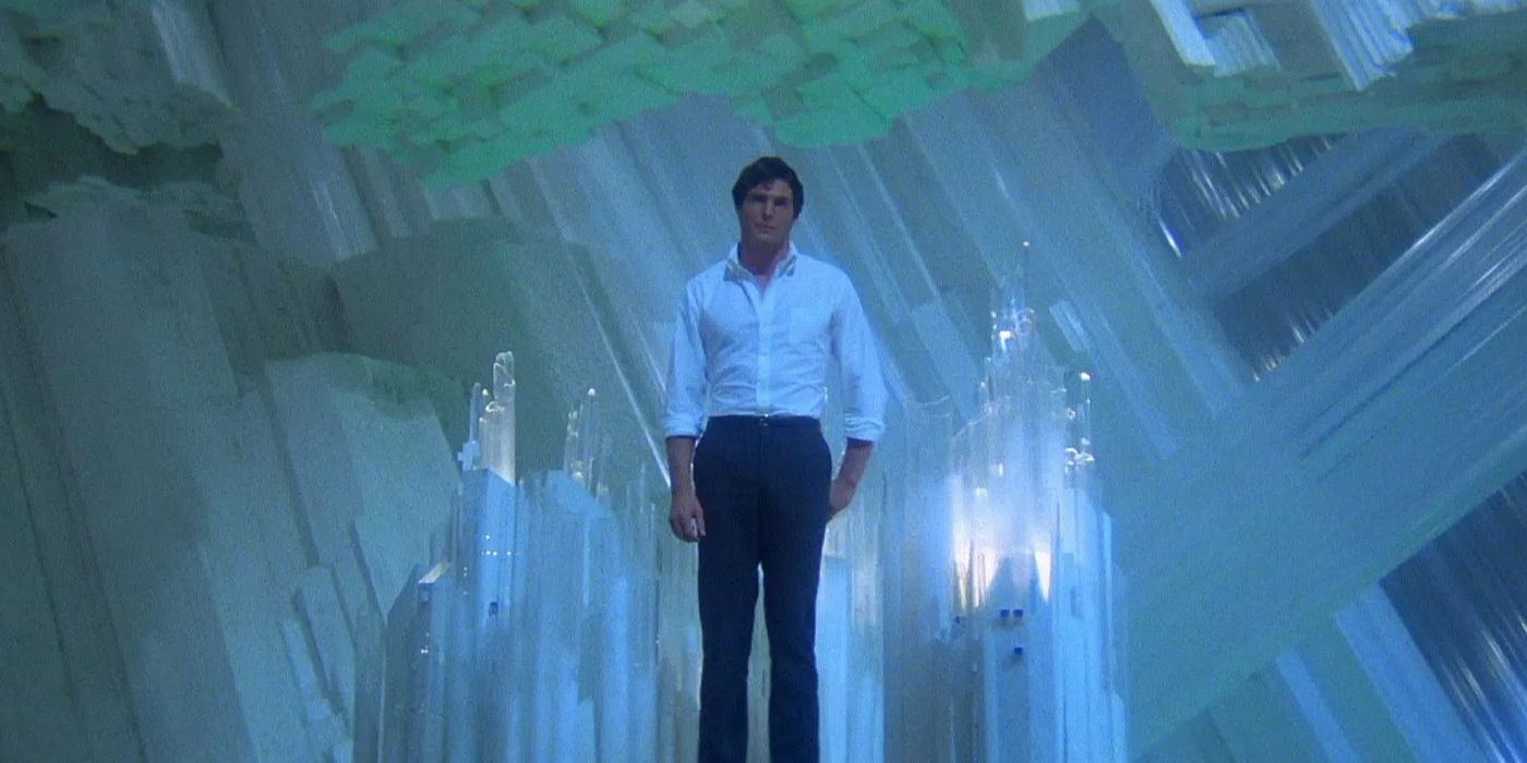 Christopher Reeve como Clark Kent em Superman II (1980)