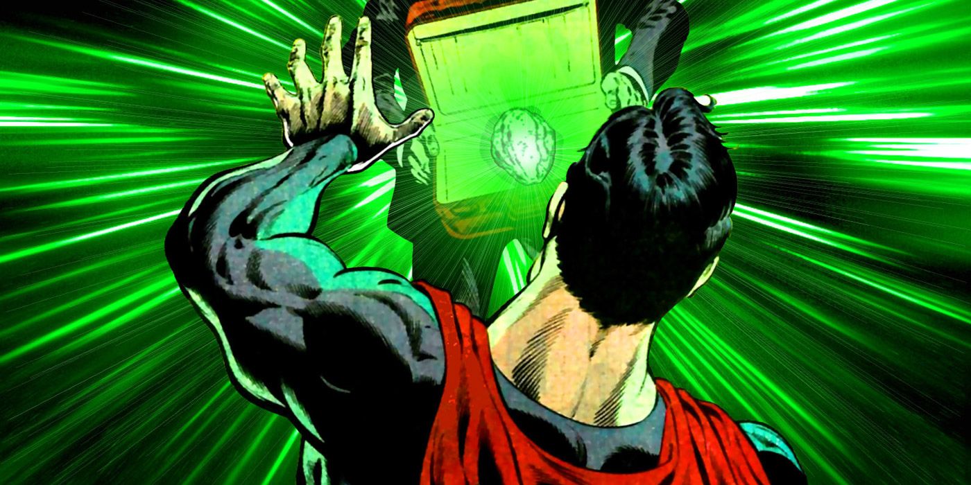 Superman Exposed to Green Kryptonite