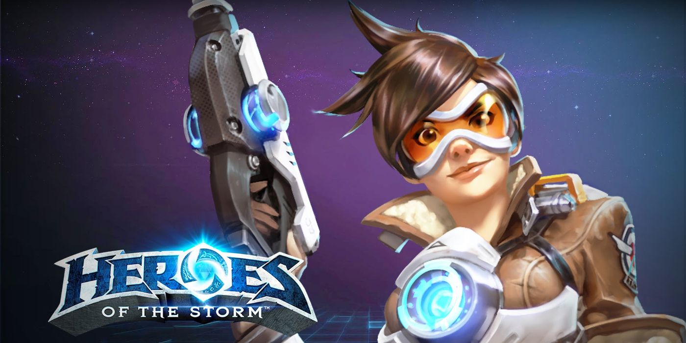 Character art for Tracer from Heroes of the Storm