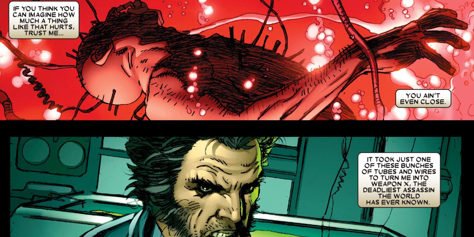 Weapon X Wolverine in the Tank