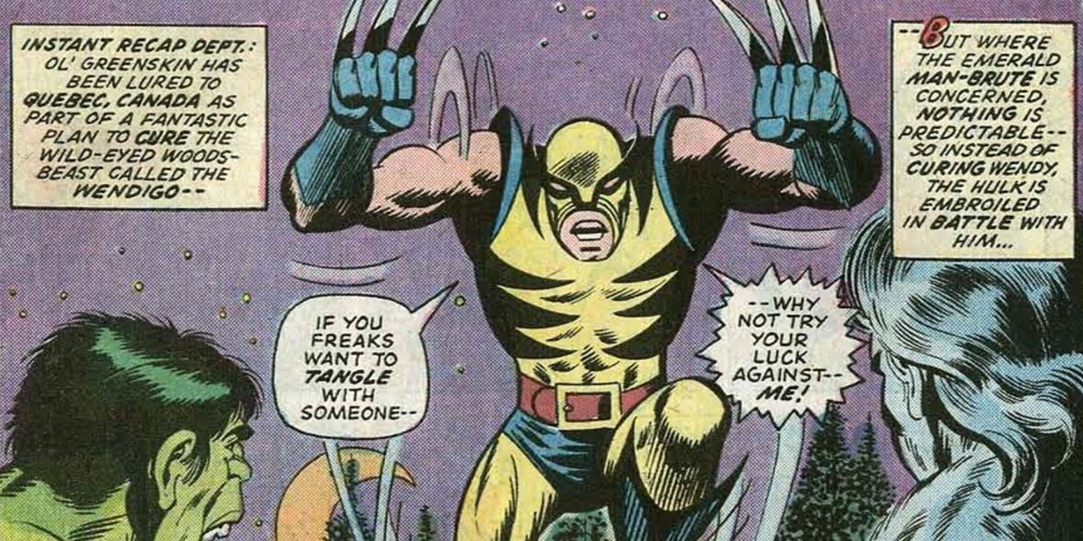 Weapon X and Wolverine debut in Incredible Hulk 181