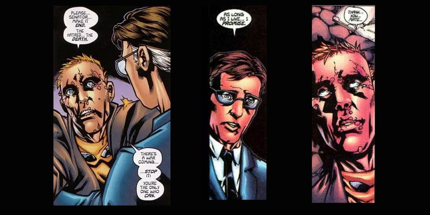 Pyro Death Senator Kelly X-Men Marvel