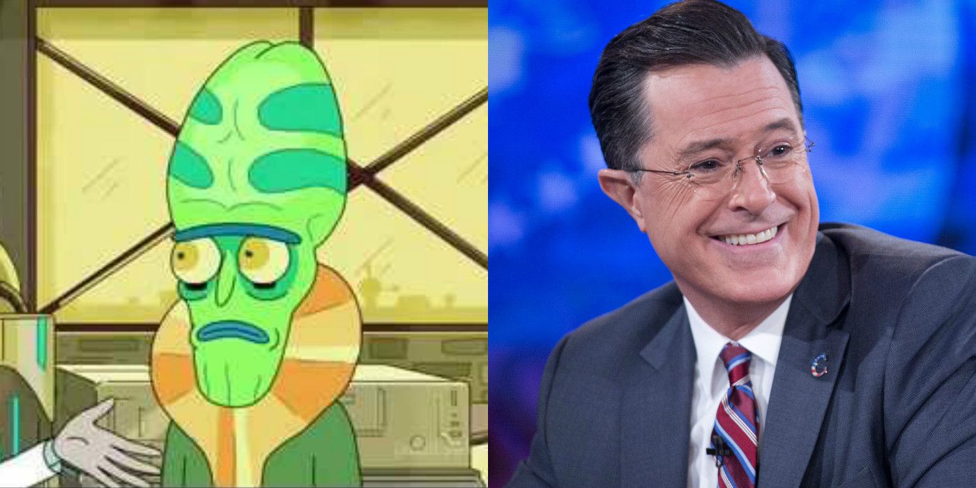 Rick and Morty - Stephen Colbert Zeep