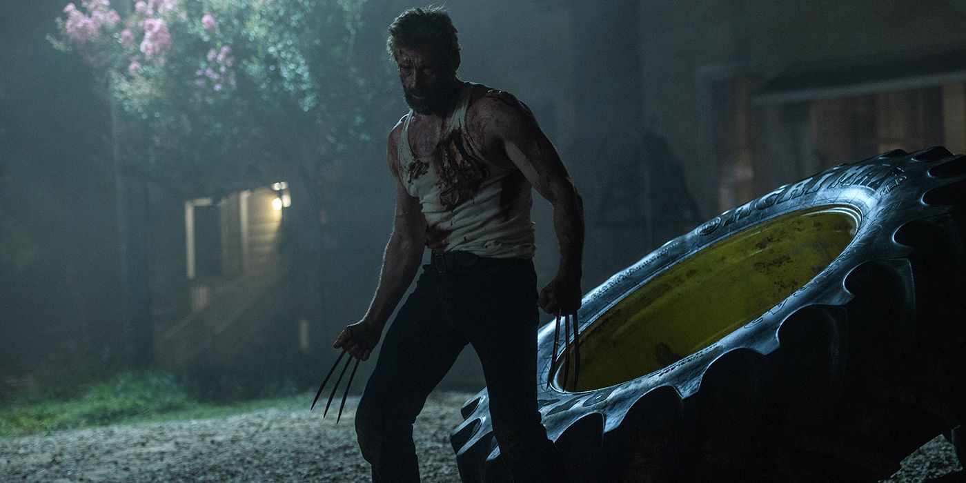 Logan during his fight at the farmhouse with X-24