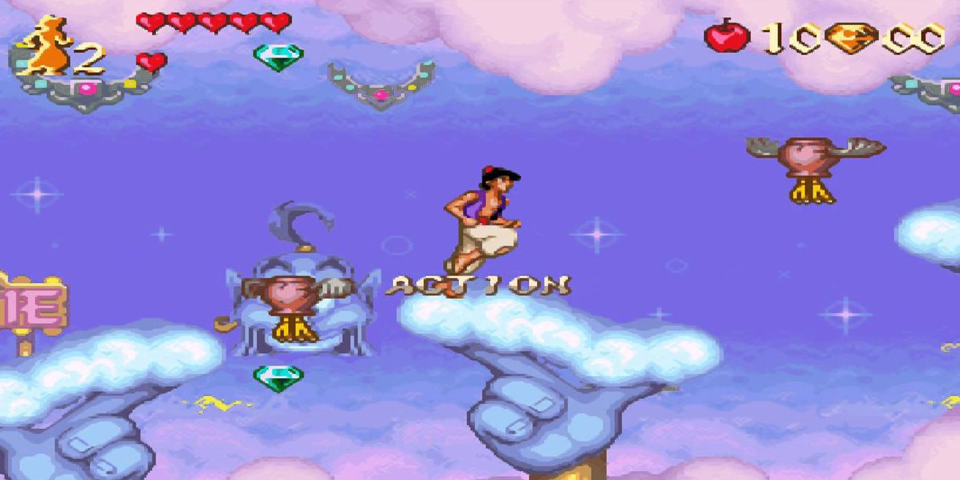 Aladdin video game for the SNES