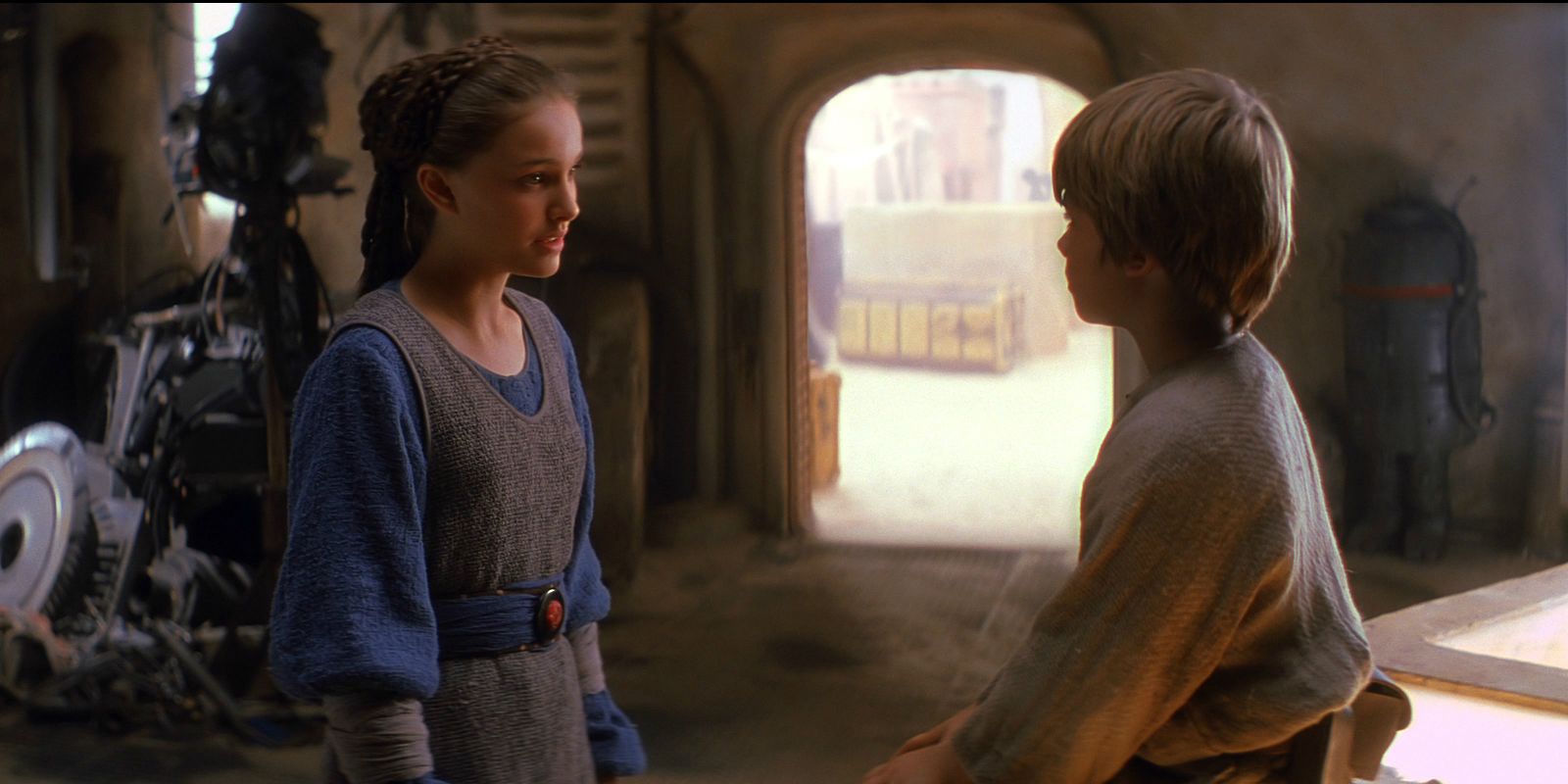 Anakin and Padme in Star Wars The Phantom Menace