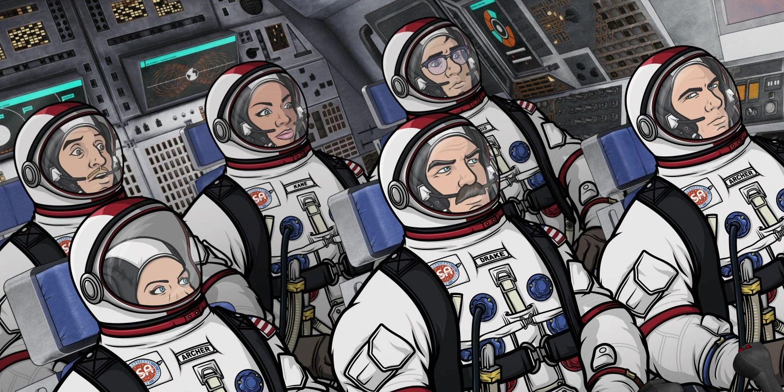 Archer and friends in Space Race