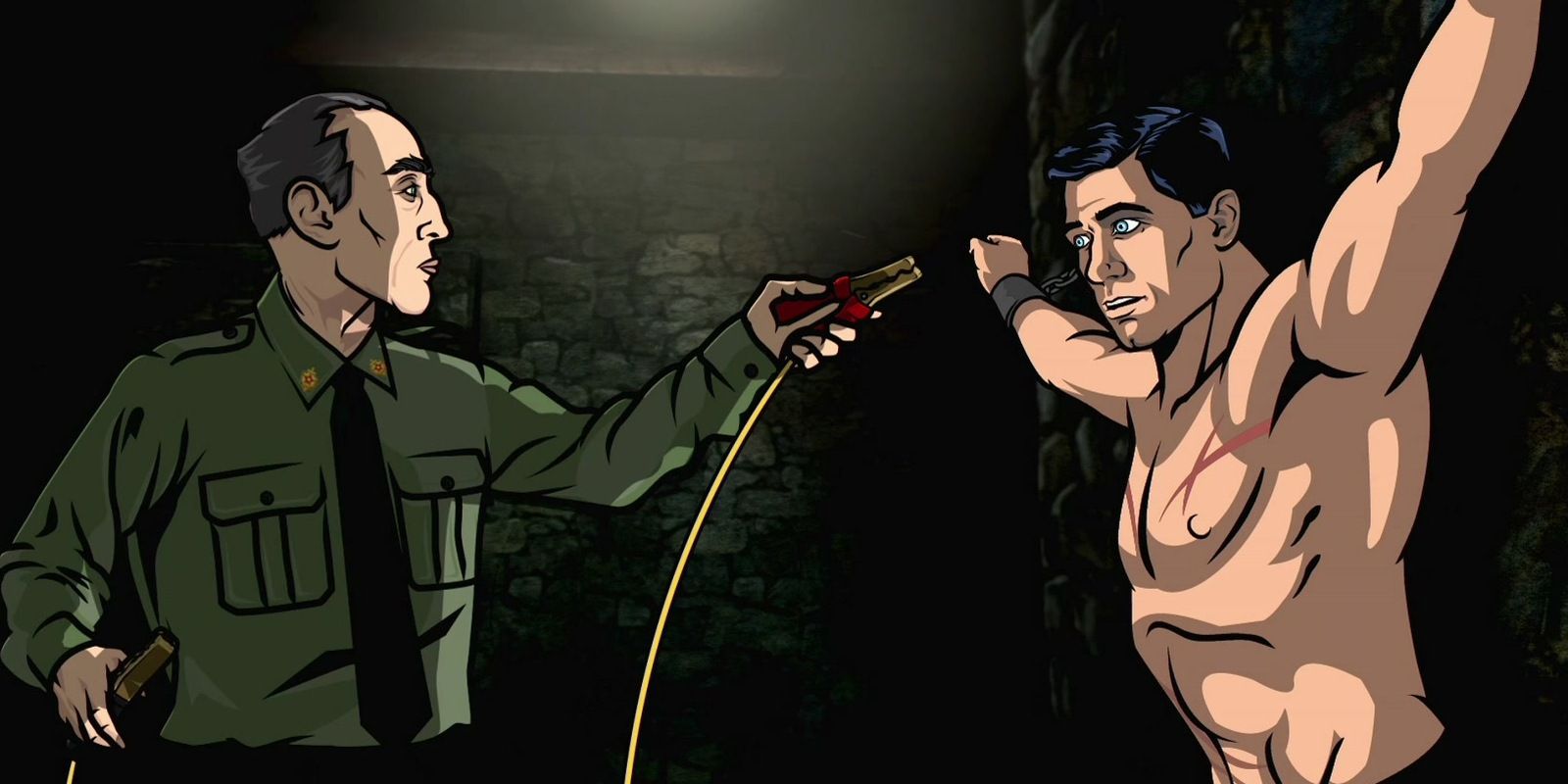 アーチャーは、シリーズ プレミアのモール ハントで拷問を受けます。
