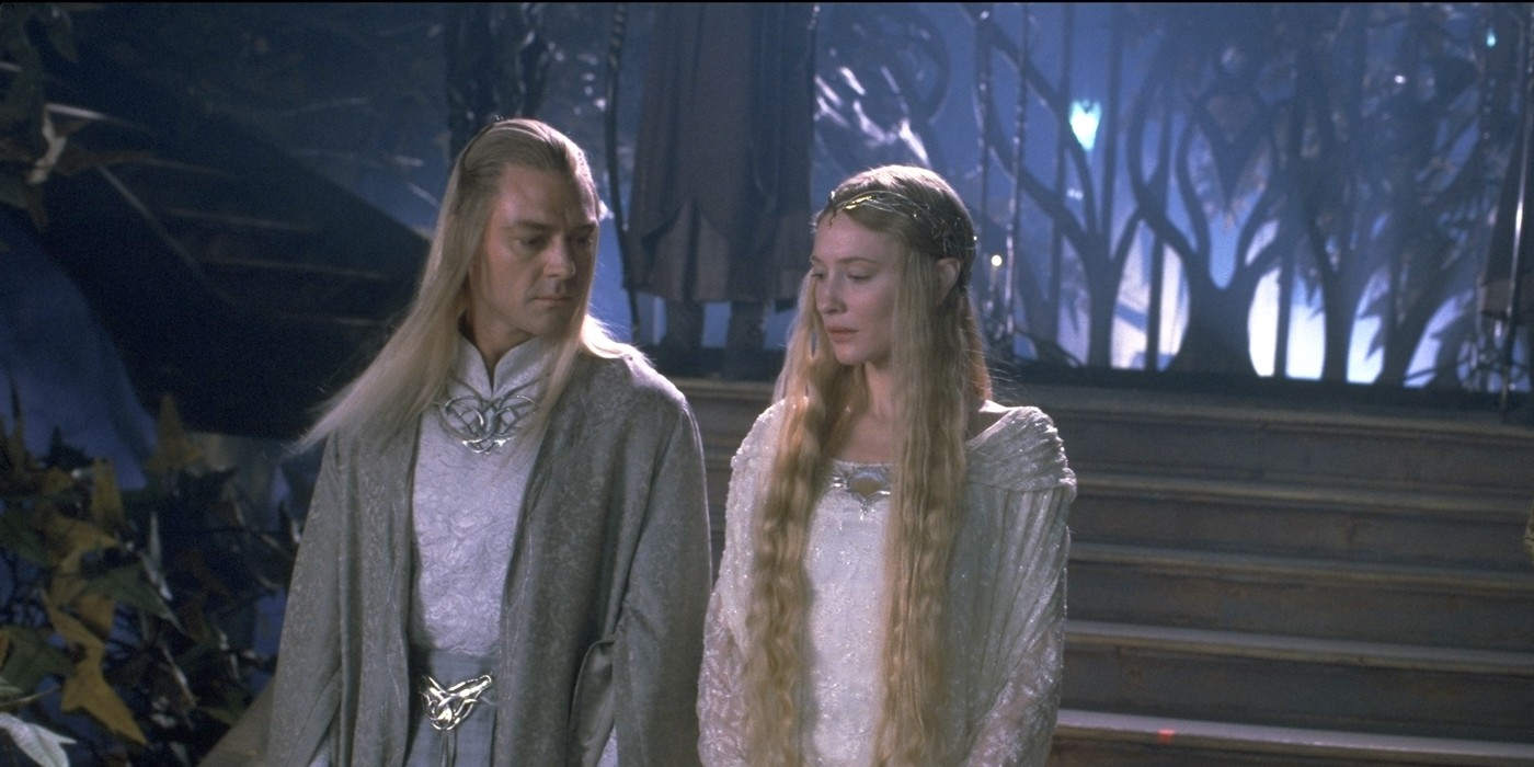 Celeborn and Galadriel in The Fellowship of the Ring