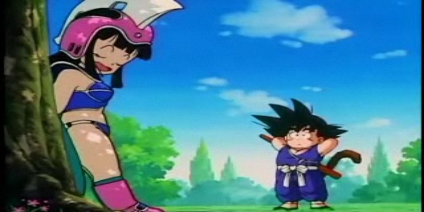 Chi-Chi and Goku Date in Dragon Ball