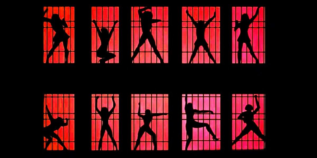 Silhouettes in Cell Block Tango from Chicago