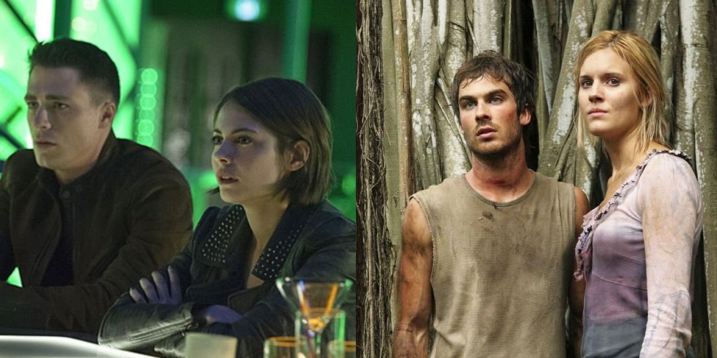 Colton Haynes and Willa Holland as Shannon and Boone in Lost Reboot