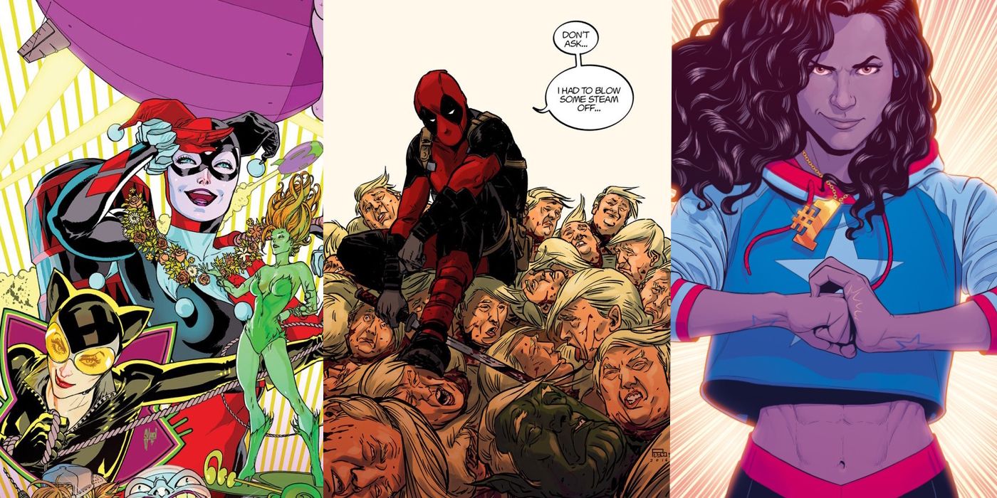 DC's Gotham City Sirens, aka Harley Quinn, Catwoman, and Poison Ivy and Marvel's Deadpool and Miss America Chavez Are LGBTQ Superheroes We Need in the Movies